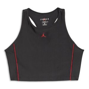 Women's Nike Jordan Essential Crop Tank 'Black' DD0283-010 NWT Sports